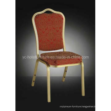 Elegant Red Fabric Aluminum Hotel Chair (YC-ZL06)